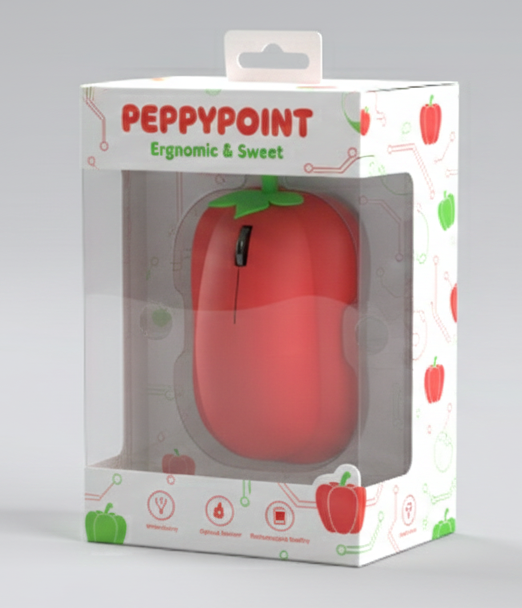 PeppyPoint — עכבר מחשב בהשראת פלפל